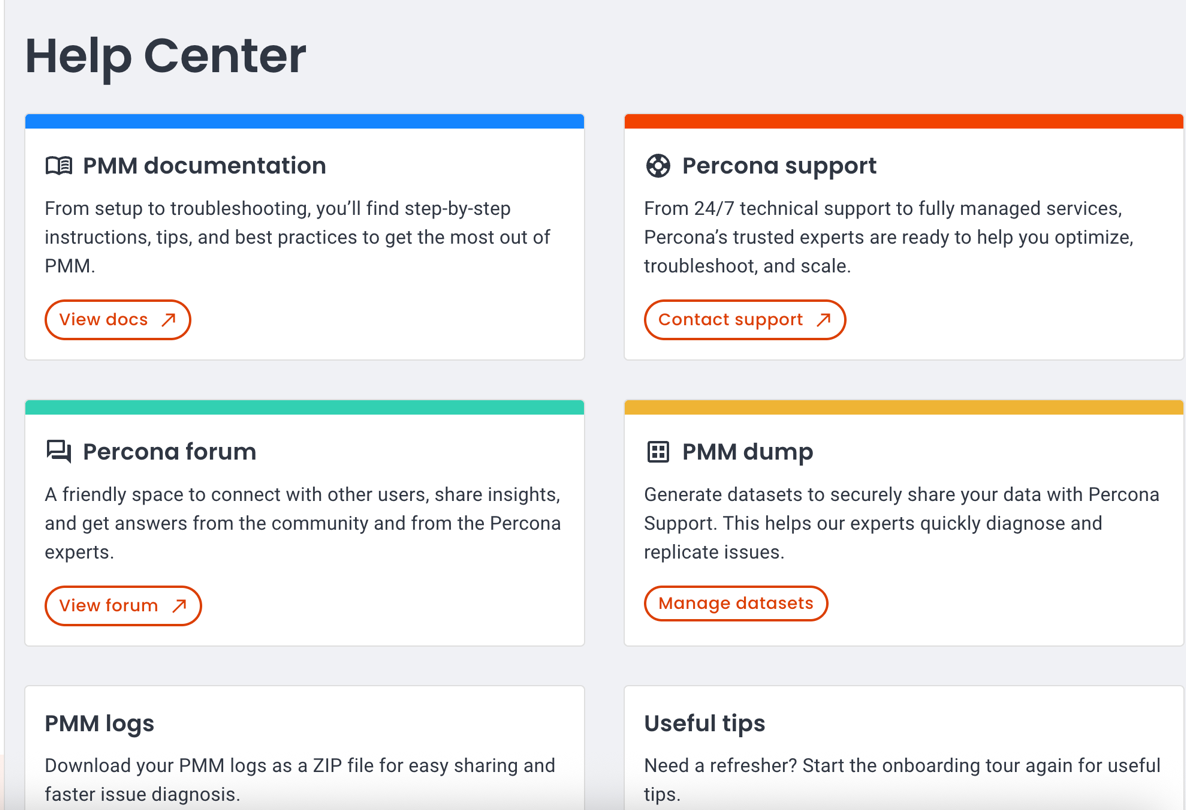 New Help Center